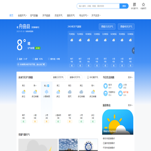 舟曲县天气预报